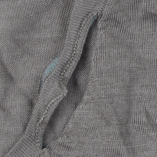 Autograph Men's Grey Wool Pullover Jumper, 2XL