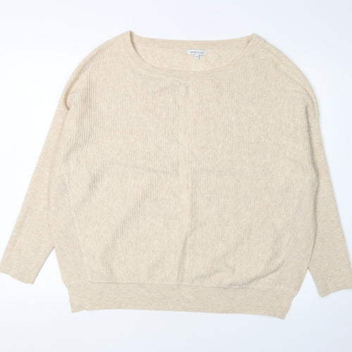 Sonder Studio Women's Beige Pullover Jumper Size 14