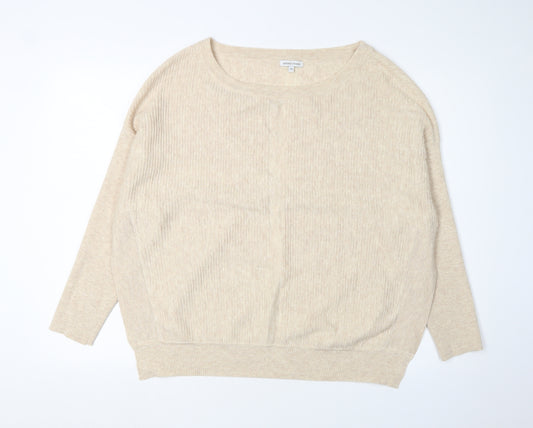 Sonder Studio Women's Beige Pullover Jumper Size 14