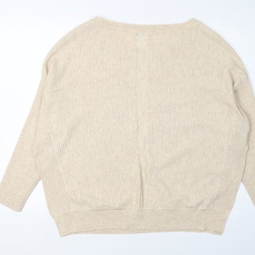 Sonder Studio Women's Beige Pullover Jumper Size 14