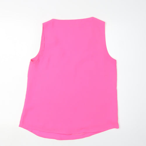 Oasis Women’s Pink Sleeveless V-Neck Tank Top Size 12
