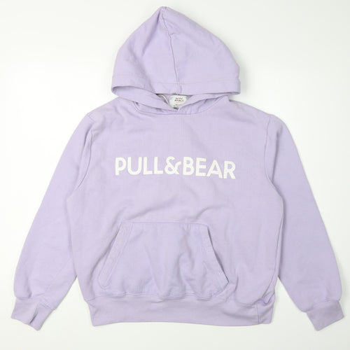 Pacific Republic Unisex Purple Pullover Hoodie L