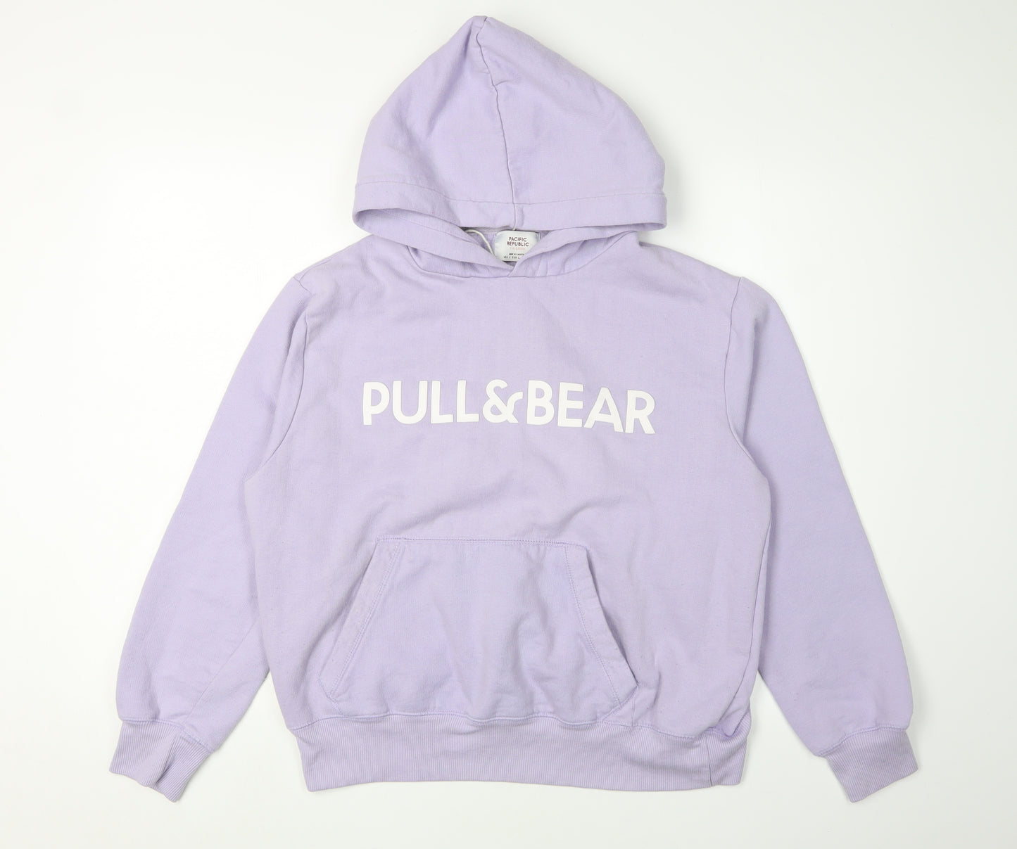 Pacific Republic Unisex Purple Pullover Hoodie L