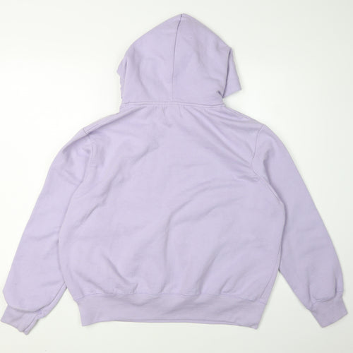 Pacific Republic Unisex Purple Pullover Hoodie L