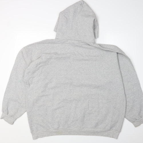 Hanes Men's Grey XL Pullover Hoodie with Graphic Print