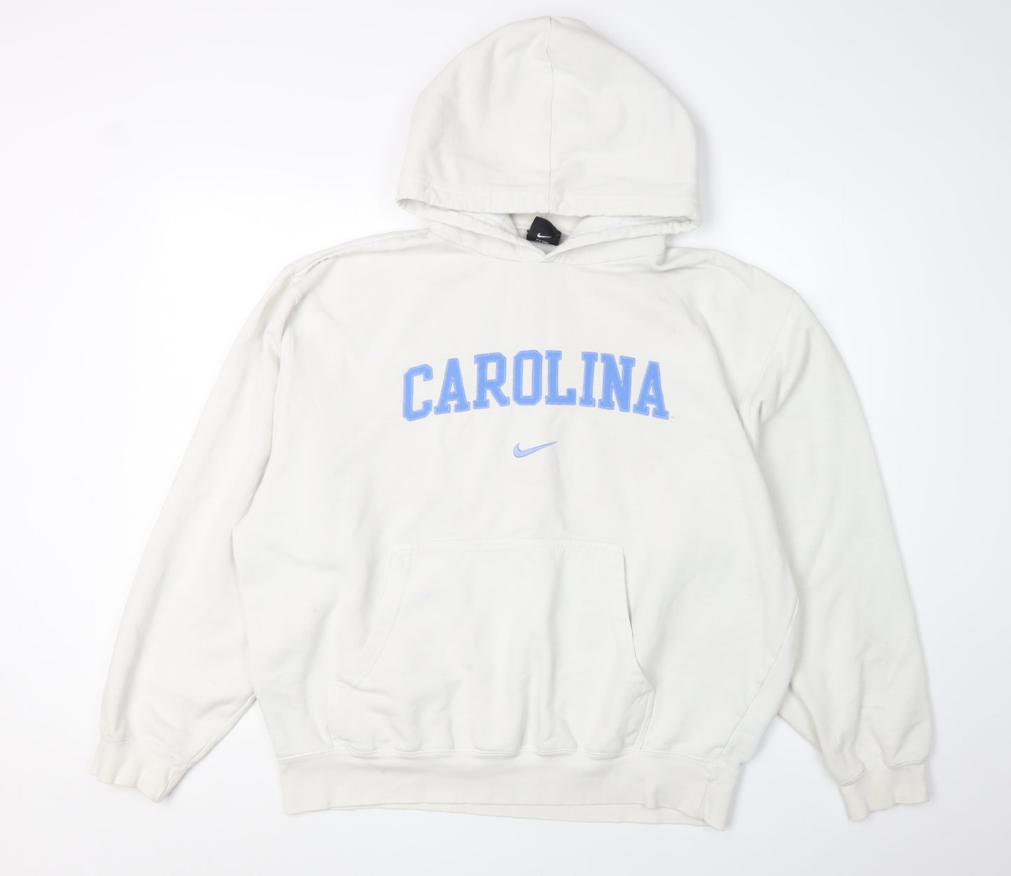 Nike Men's White Pullover Hoodie L