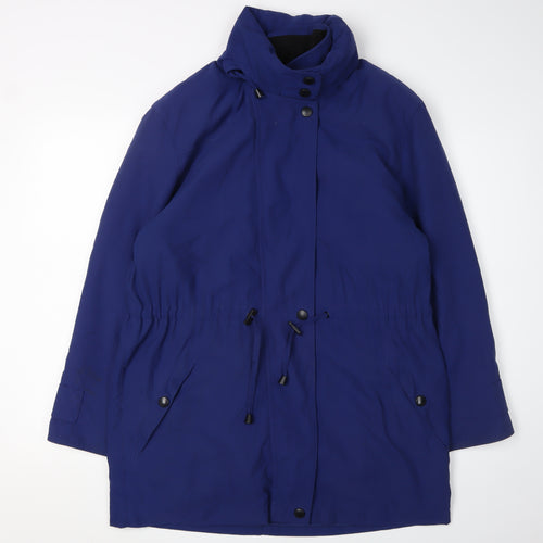 Cloud Nine Women's Blue Parka, Size S, Winter Essential