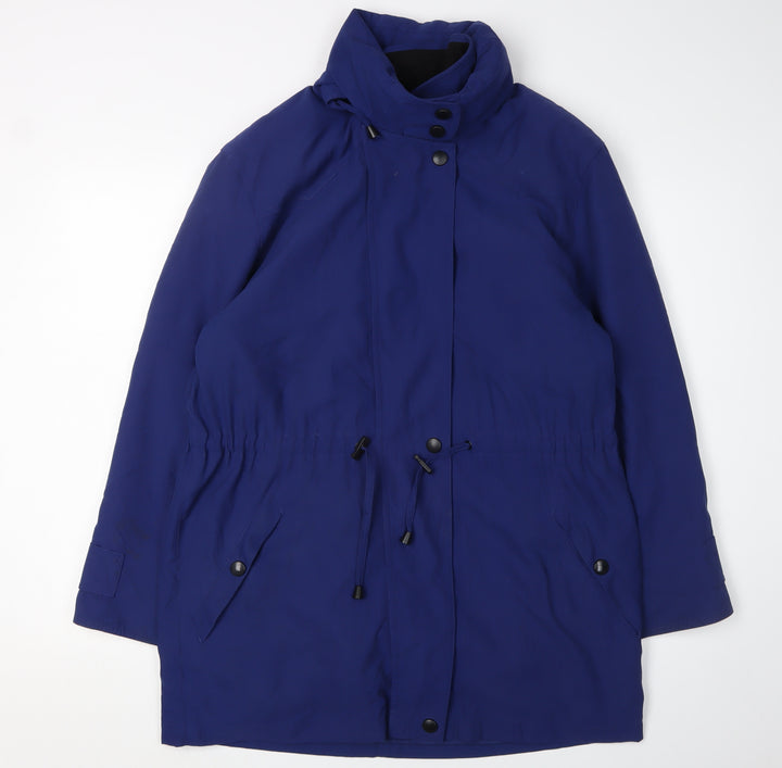 Cloud Nine Women's Blue Parka, Size S, Winter Essential