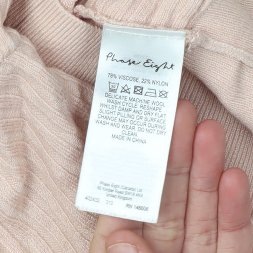 Phase Eight Women's Beige M Knit Pullover Jumper