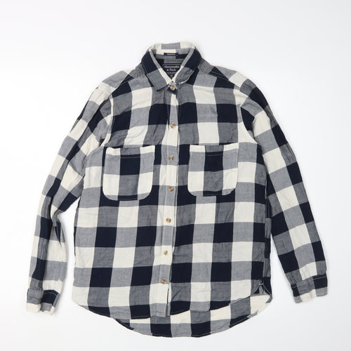 Abercrombie & Fitch Women's Multicoloured Check Button-Up XS