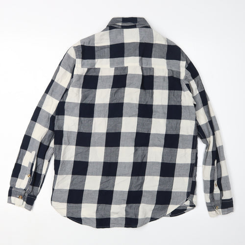 Abercrombie & Fitch Women's Multicoloured Check Button-Up XS