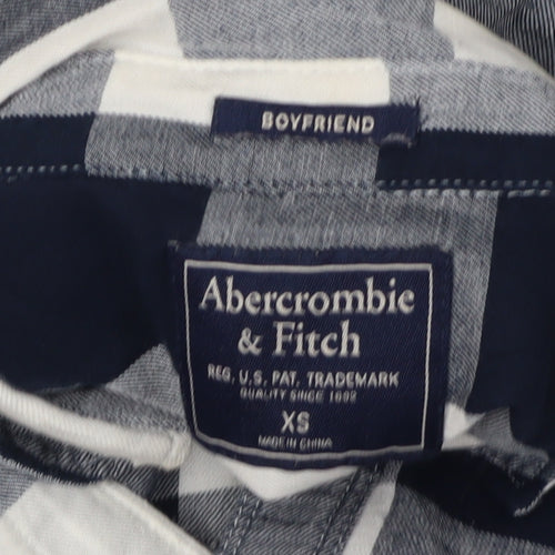 Abercrombie & Fitch Women's Multicoloured Check Button-Up XS