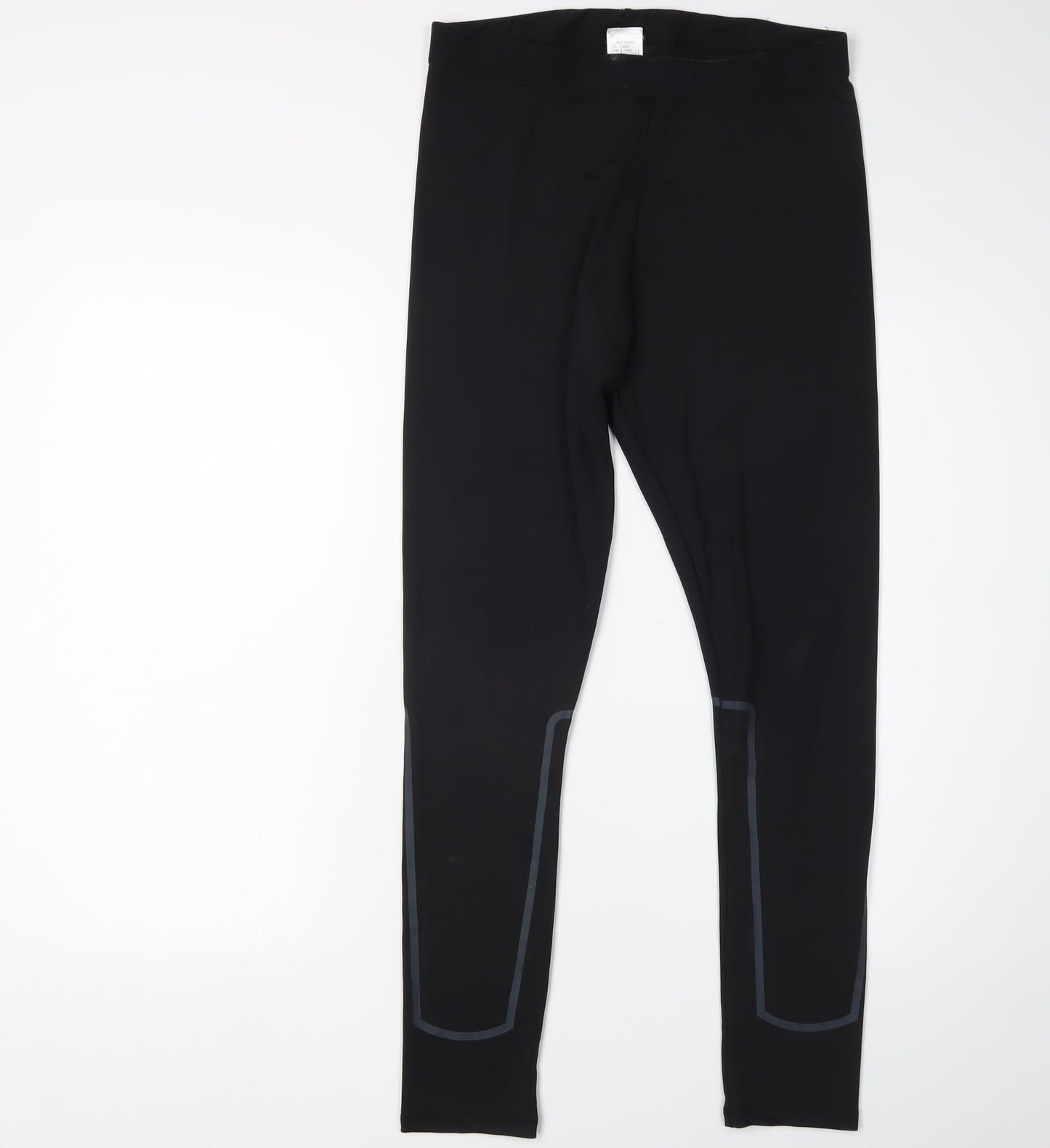 Decathlon Men's Black Compression Leggings M for Gym