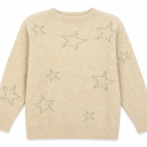 Marks and Spencer Women’s Beige Embroidered XS Jumper