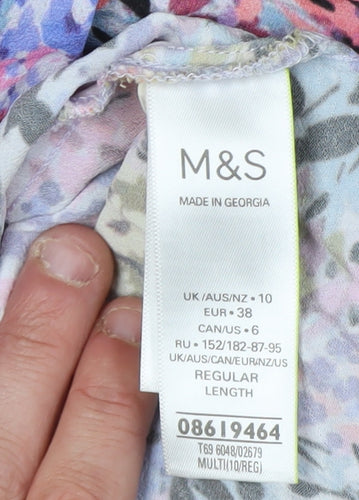 Marks and Spencer Floral A-Line Midi Dress