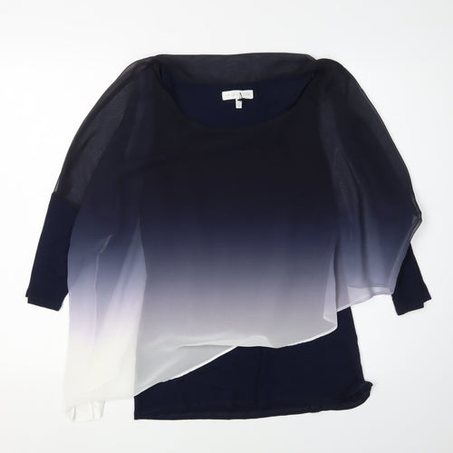 John Rocha Women's Blue Tunic, Size 10, Classic Style