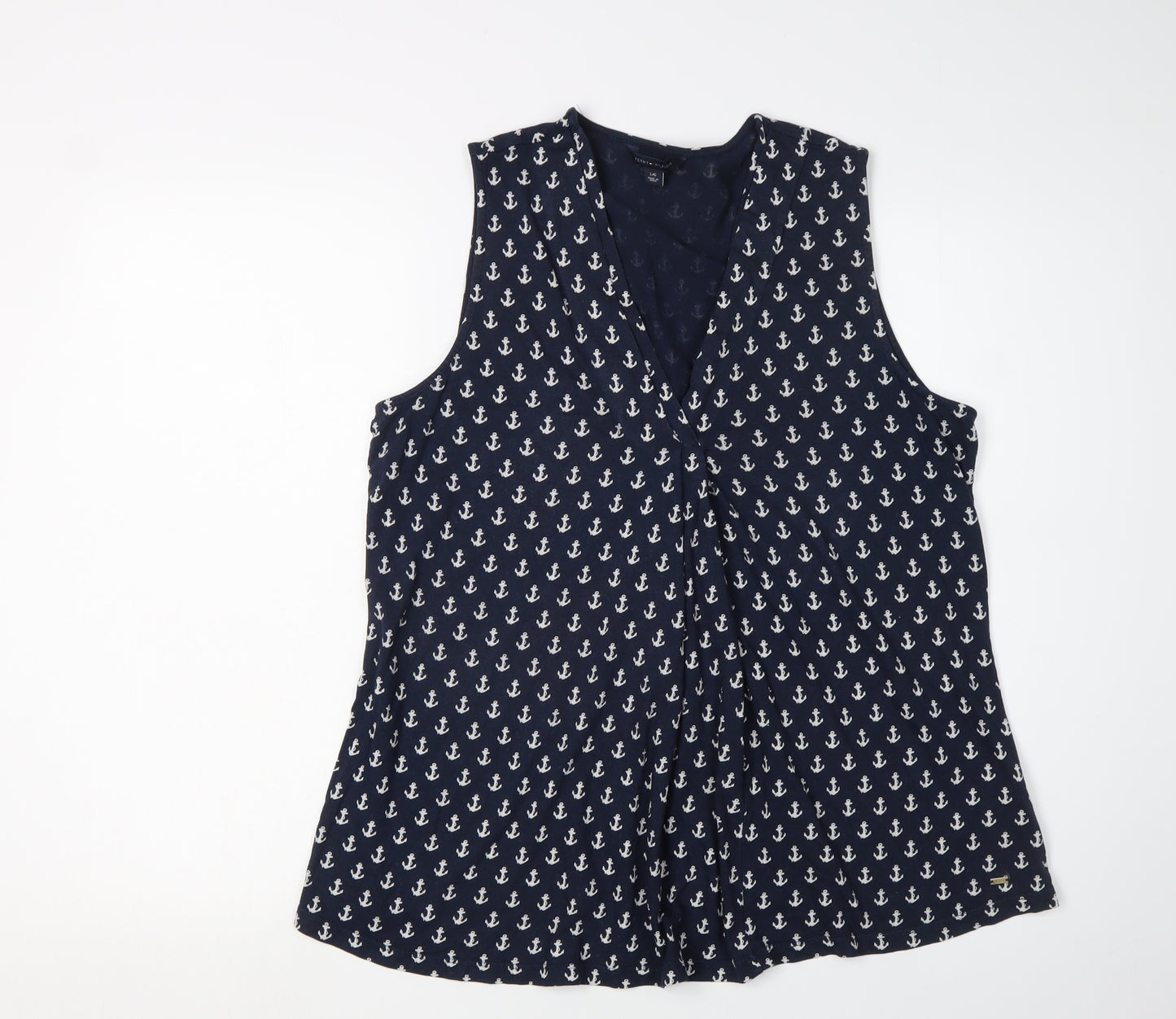 Tommy Hilfiger Women's Blue Nautical Tank Top