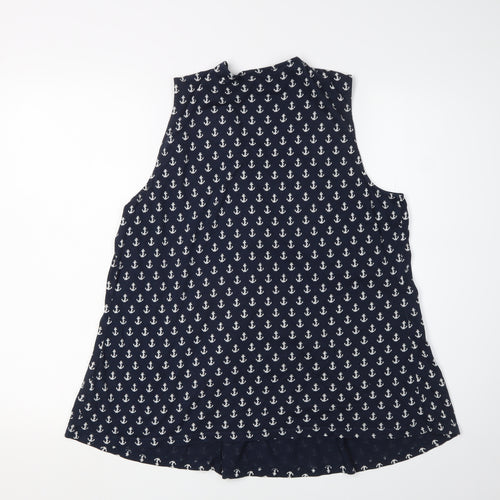 Tommy Hilfiger Women's Blue Nautical Tank Top