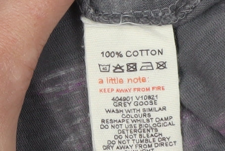 White Stuff Women's Grey Tunic Blouse Size 12