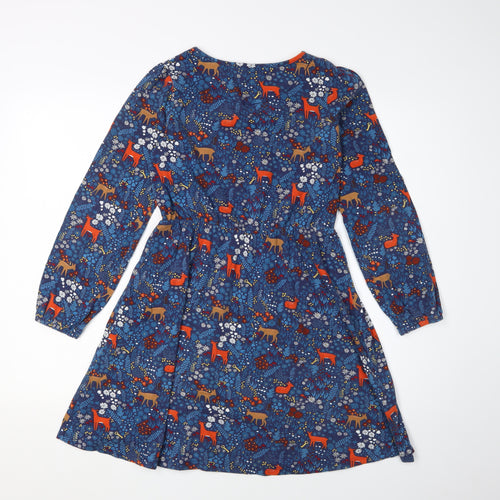 John Lewis Girls Multicoloured A-Line Animal Print Dress