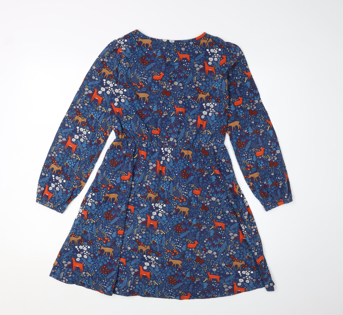 John Lewis Girls Multicoloured A-Line Animal Print Dress
