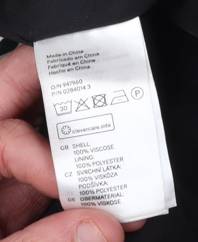 H&M Women's Multicoloured Floral Fit & Flare Dress