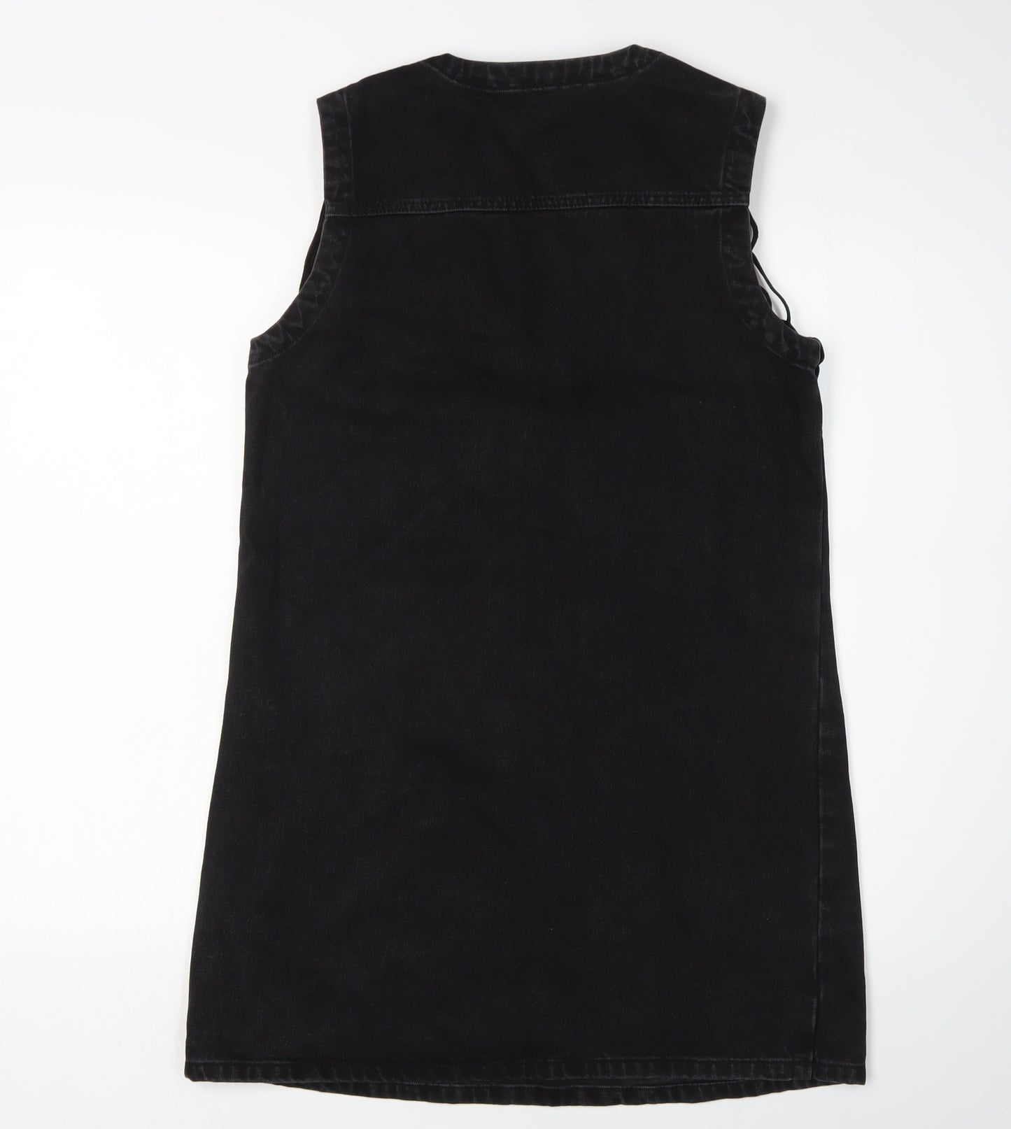 Topshop Women’s Black Fringe Casual Dress Size 10
