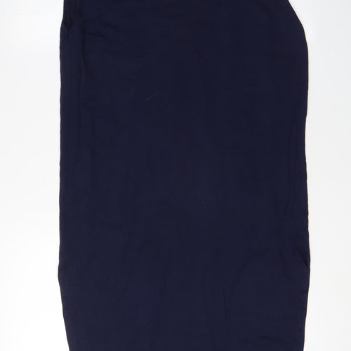 Marks and Spencer Women's Blue Midi Bodycon Dress Size 12