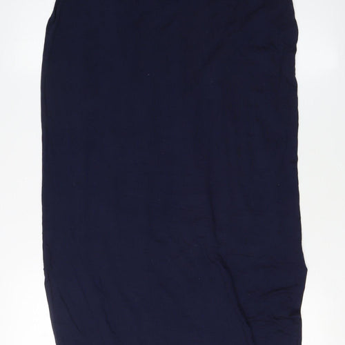 Marks and Spencer Women's Blue Midi Bodycon Dress Size 12