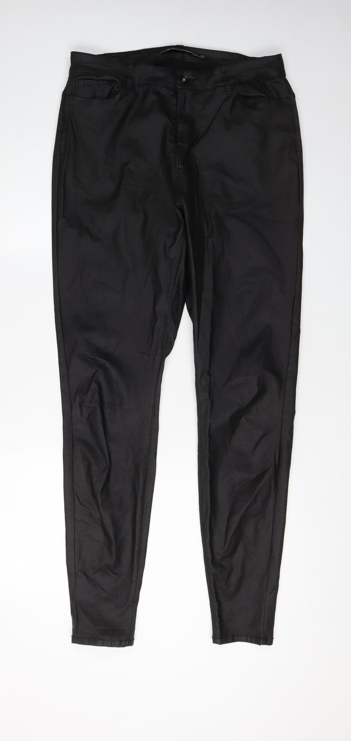 Vero Moda Women's Black Skinny Trousers - Size 18