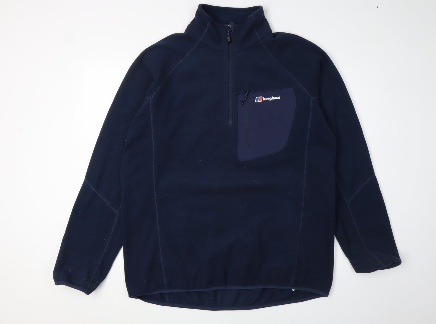 Berghaus Men’s Blue XL Full Zip Fleece Sweatshirt