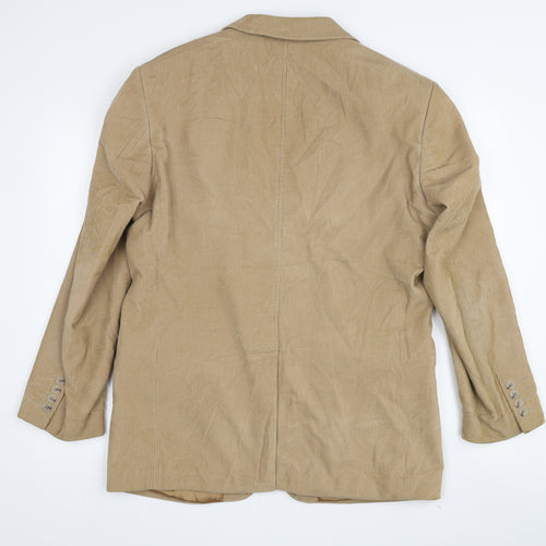 Marks and Spencer Men's Beige Corduroy Blazer 38S