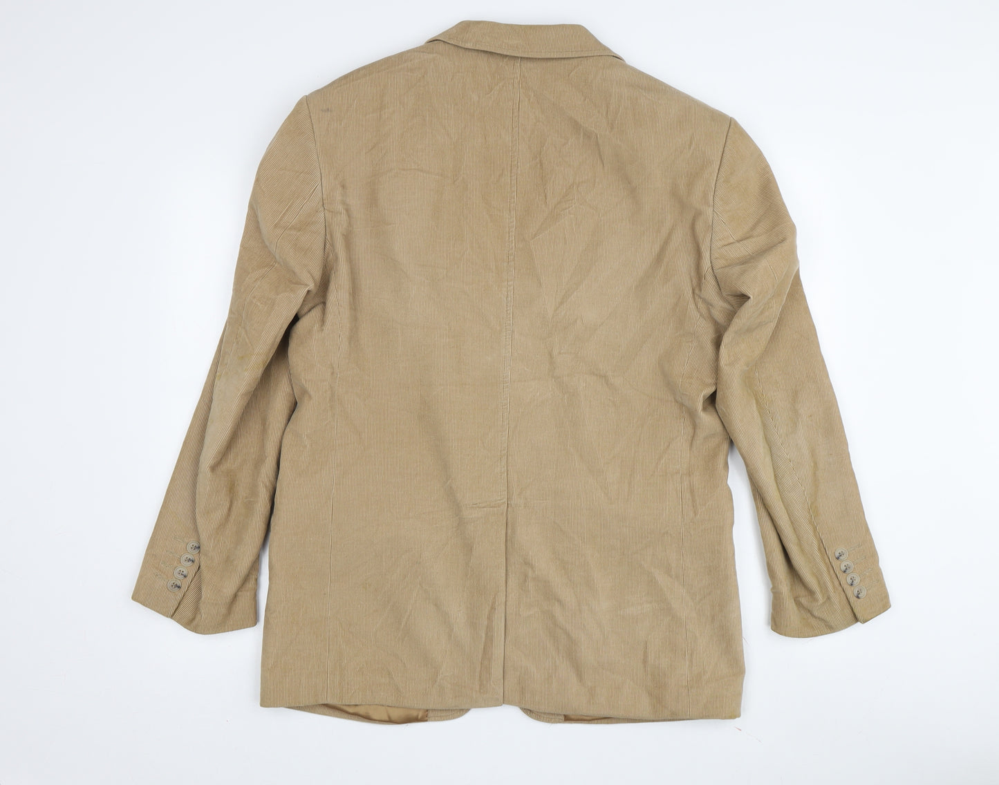 Marks and Spencer Men's Beige Corduroy Blazer 38S