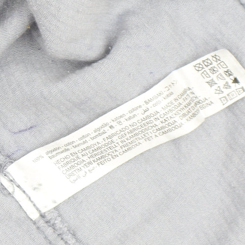 Zara Men's Grey Corduroy Jacket L Casual Button