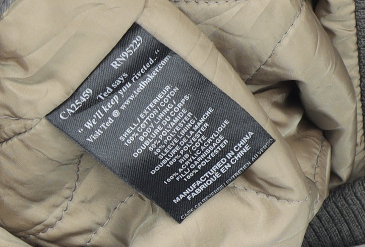 Ted Baker Men's Grey Bomber Jacket - L