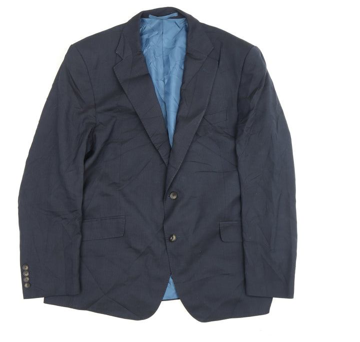 Marks and Spencer Men's Blue Jacket Blazer - 44R