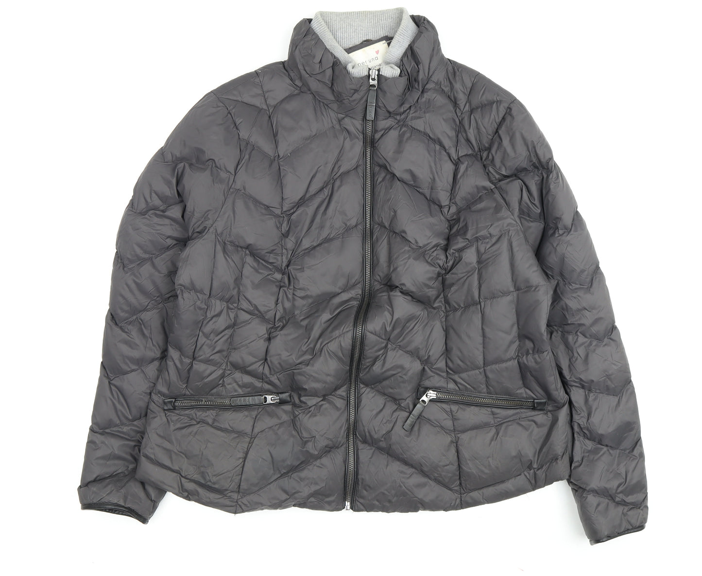 Marks and Spencer Grey Women's Puffer Jacket UK 18 Winter