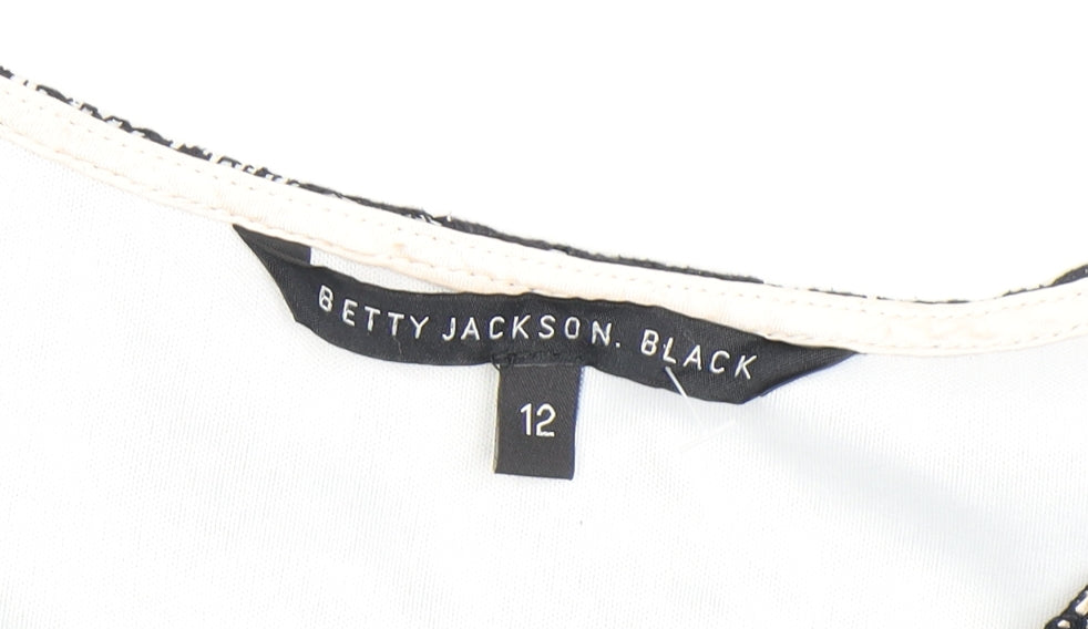 Betty Jackson Black Women's Lace Blouse, Size 12