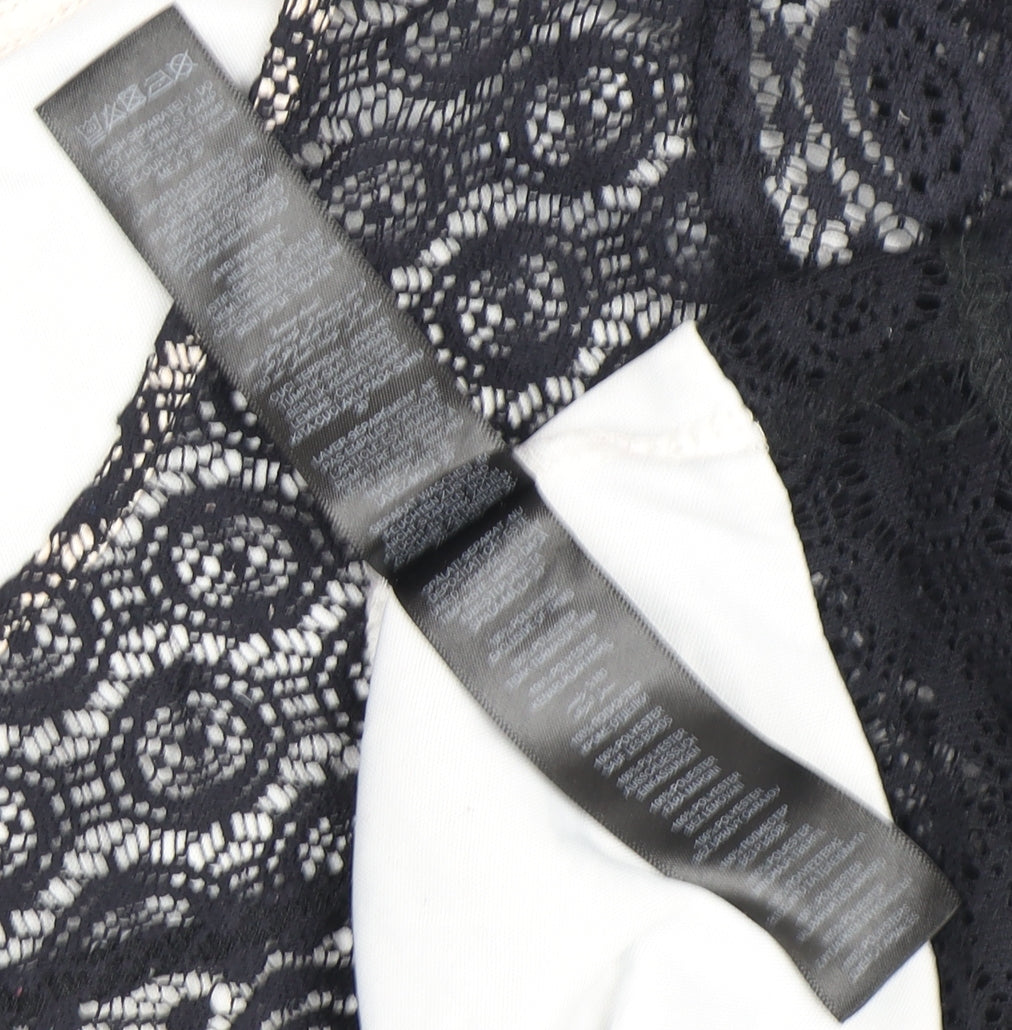 Betty Jackson Black Women's Lace Blouse, Size 12