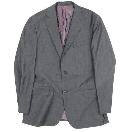 T.M.Lewin Men's Grey Wool Blazer 43 Regular Fit