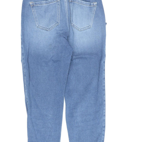 Abercrombie Girls Blue Girlfriend Jeans, Size 9-10, Belted