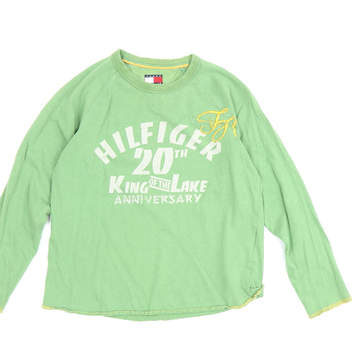 Tommy Hilfiger Boys Green Long Sleeve T-Shirt - Age 10