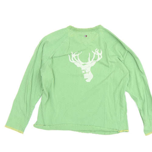Tommy Hilfiger Boys Green Long Sleeve T-Shirt - Age 10