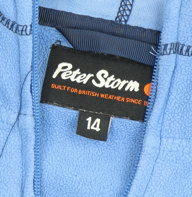 Peter Storm Women's Blue Fleece Jacket Size 14