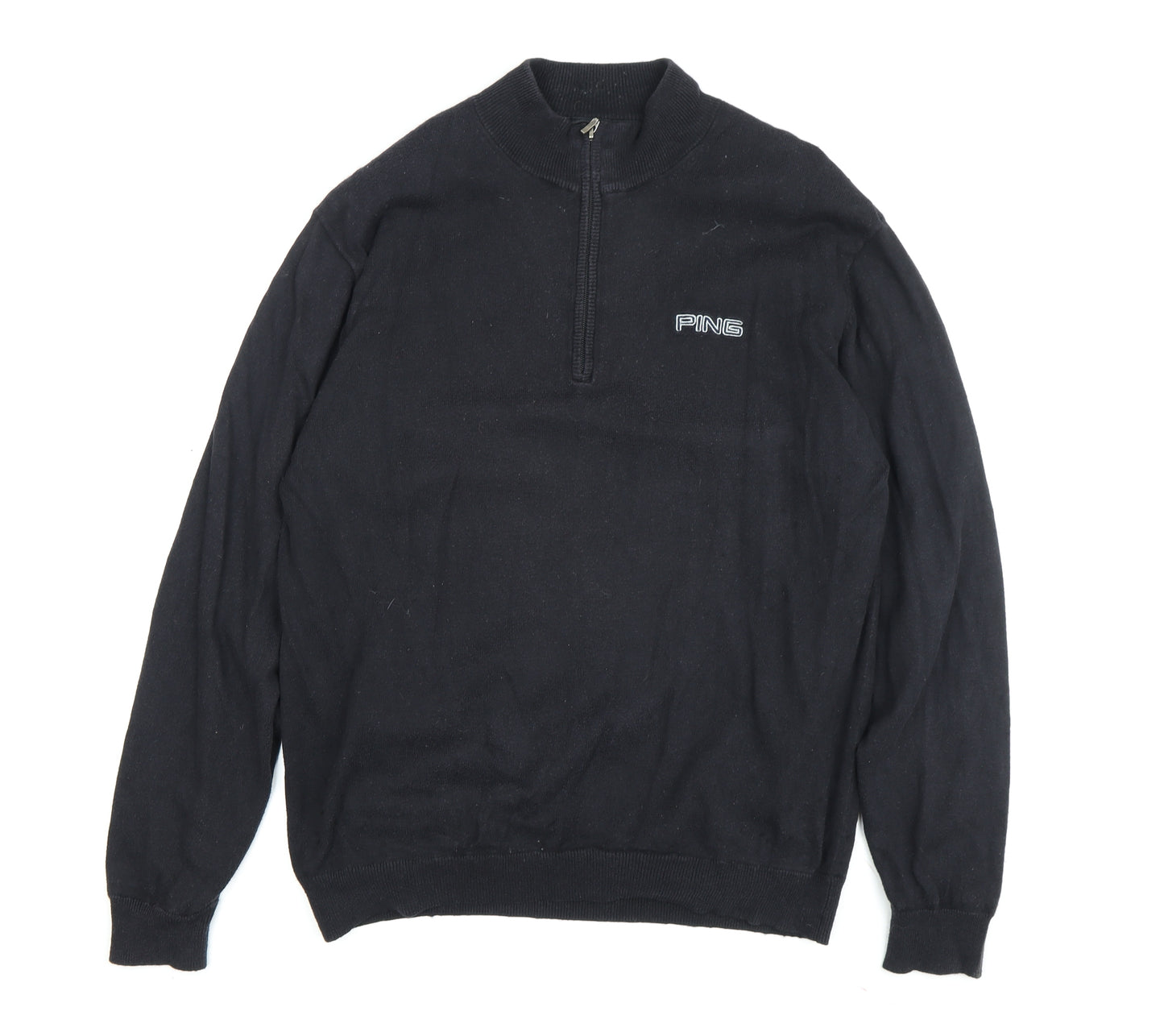 Ping Men's Black Medium Sports Jumper