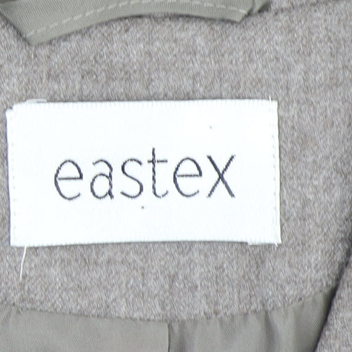 Eastex Women’s Grey Blazer, Size 18, Collared Classic
