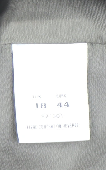 Eastex Women’s Grey Blazer, Size 18, Collared Classic