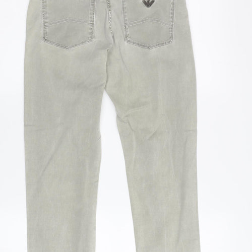 Emporio Armani Women’s Grey Straight Jeans - Size 24