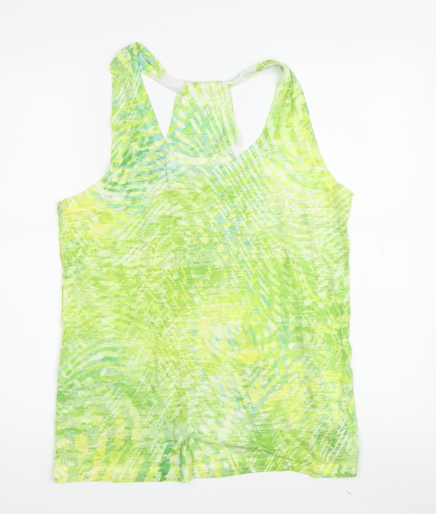 Calvin Klein Women's Green Tank Top - Size M