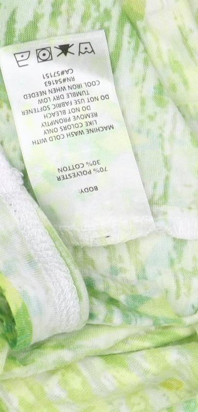 Calvin Klein Women's Green Tank Top - Size M